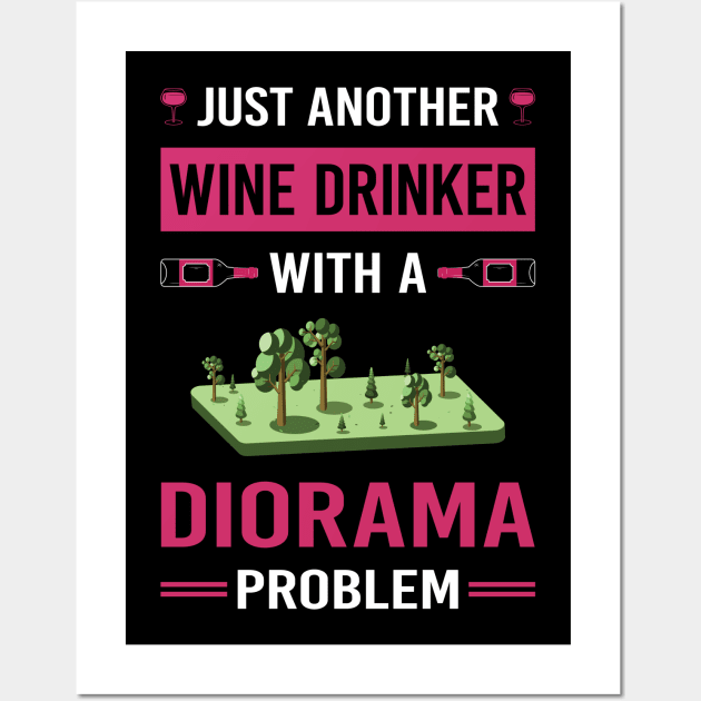Wine Drinker Diorama Dioramas Wall Art by Good Day